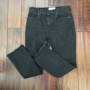 Everlane Kick Crop Black Jean